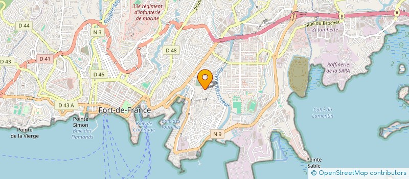 localisation de l'entreprise DELICES DES Z'ILES  FORT-DE-FRANCE