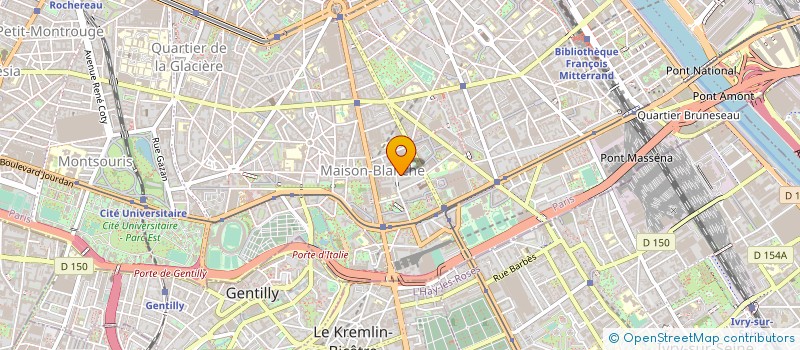 localisation de l'entreprise DELICES DU 13 EME  PARIS