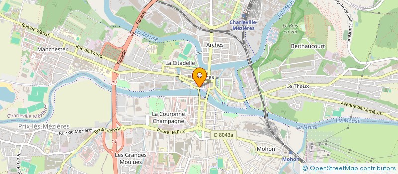 localisation de l'entreprise DELICES DU FAUBOURG à CHARLEVILLE-MEZIERES