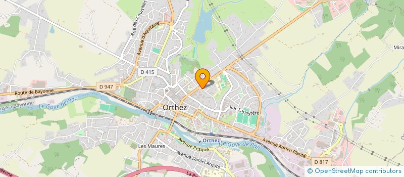 localisation de l'entreprise DELICES DU FOIRAIL  ORTHEZ