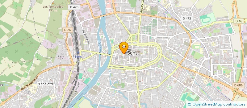 localisation de l'entreprise DELICES DU PERIGORD  SENS