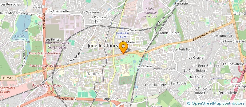 localisation de l'entreprise DELICES DU PORTUGAL  JOUE-LES-TOURS