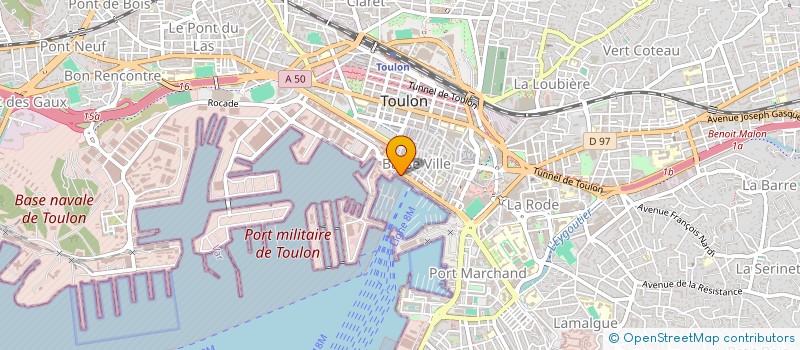 localisation de l'entreprise DELICES DU SOLEIL  TOULON