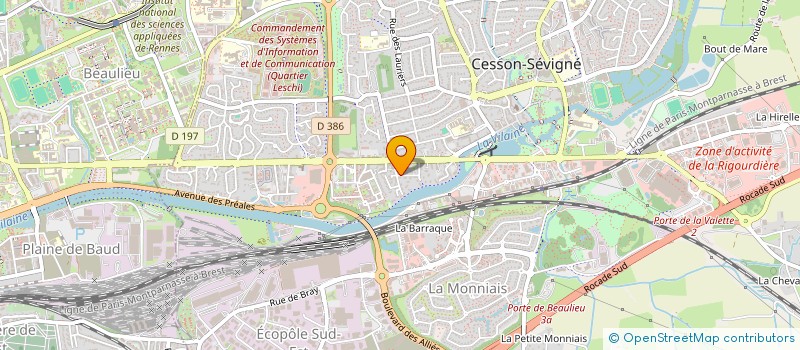 localisation de l'entreprise DELICES DU TREGOR à CESSON-SEVIGNE