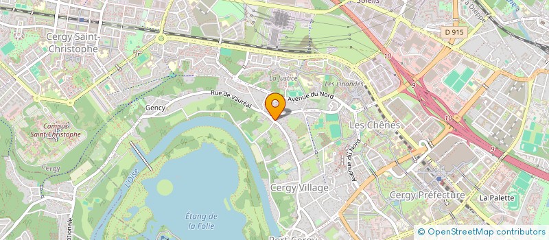 localisation de l'entreprise DELICES DU VILLAGE  CERGY