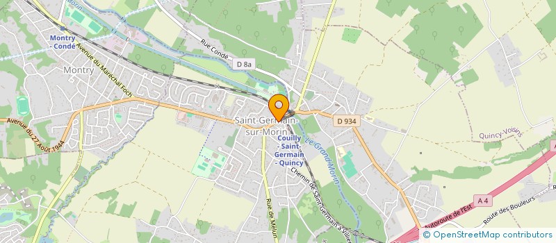 localisation de l'entreprise DELICES ET CHOCOLATS  SAINT-GERMAIN-SUR-MORIN