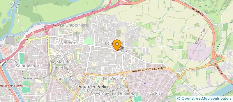 localisation de l'entreprise DELICES ET GOURMANDISE  VAULX-EN-VELIN