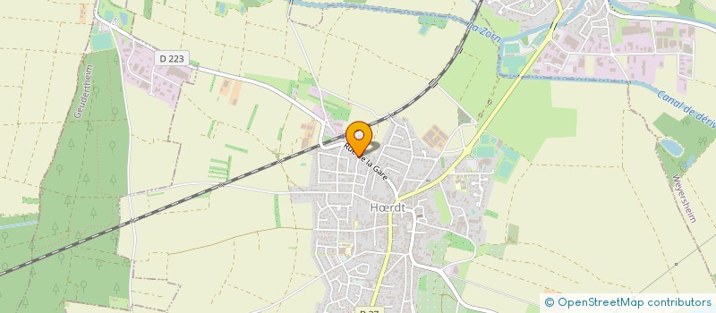 localisation de l'entreprise DELICES ET GOURMANDISES DE HOERDT  HRDT