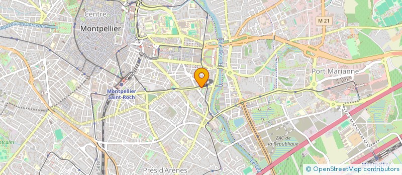 localisation de l'entreprise DELICES ET PLAISIRS à MONTPELLIER