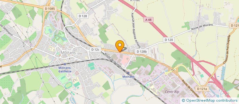 localisation de l'entreprise DELICES ET SERVICES DE PROXIMITE PAYS VOIRONNAIS à MOIRANS