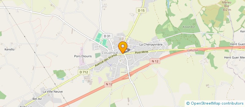 localisation de l'entreprise DELICES ET TRADITION à LOUARGAT