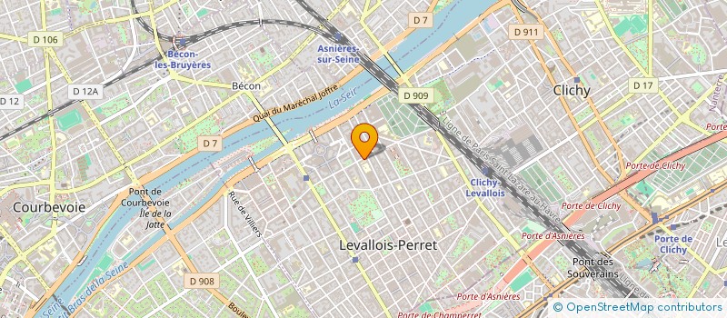 localisation de l'entreprise DELICES FAN à LEVALLOIS-PERRET