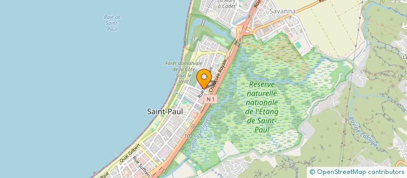 localisation de l'entreprise DELICES GOURMANDS à SAINT-PAUL