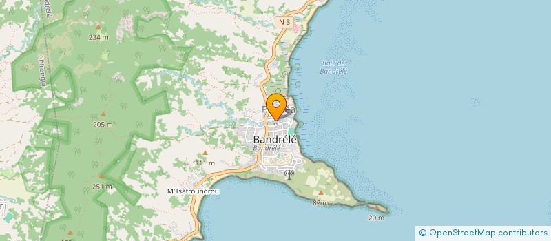 localisation de l'entreprise DELICES GOURMETS à BANDRELE