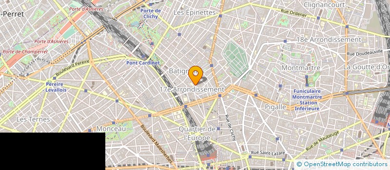 localisation de l'entreprise DELICES HOTEL à PARIS