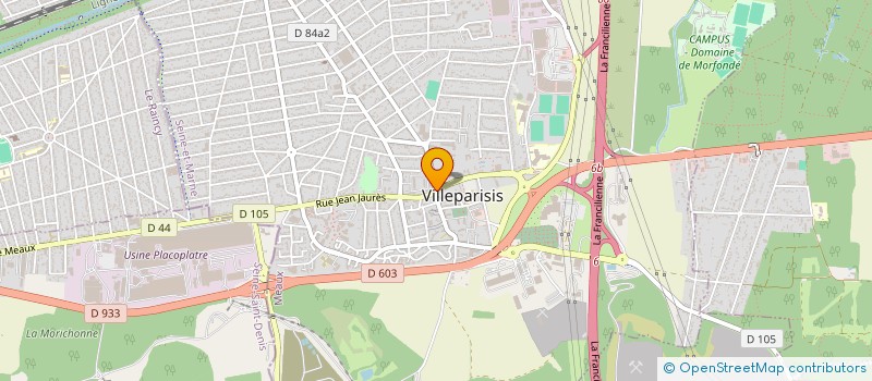 localisation de l'entreprise DELICES IMMO  VILLEPARISIS