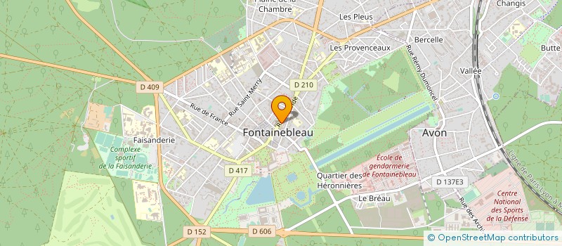 localisation de l'entreprise DELICES JARDIN à FONTAINEBLEAU