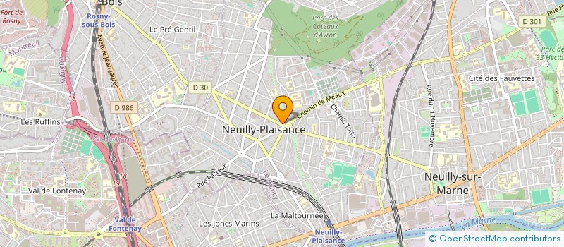localisation de l'entreprise DELICES NP à NEUILLY-PLAISANCE