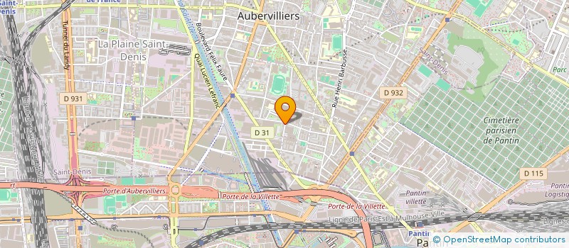 localisation de l'entreprise DELICES OPERA à AUBERVILLIERS