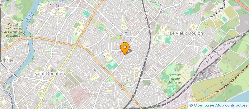 localisation de l'entreprise DELICES PIZZAS à NANTES