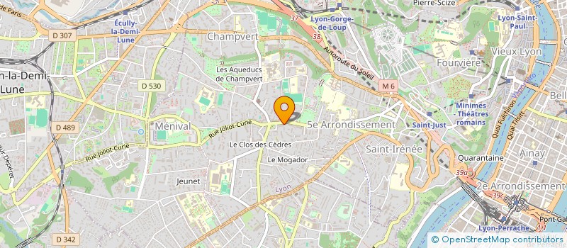 localisation de l'entreprise DELICES POINT DU JOUR à LYON
