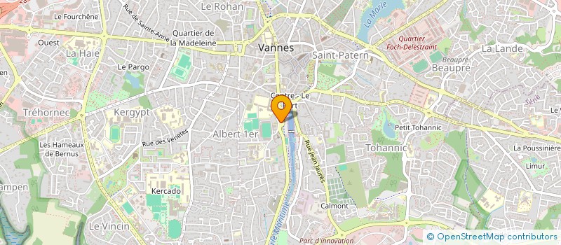 localisation de l'entreprise DELICES RESTAURATION à VANNES