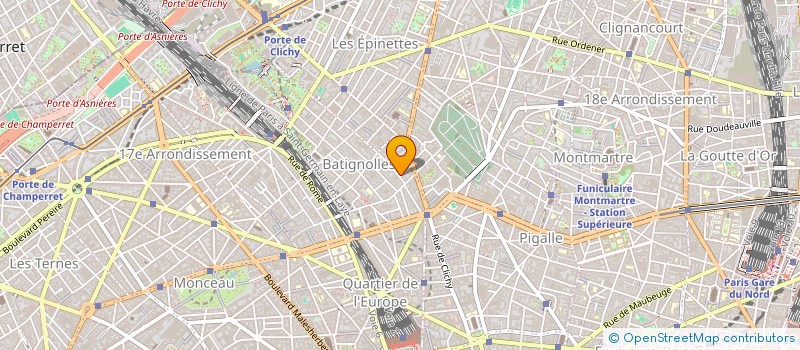 localisation de l'entreprise DELICES RONDS à PARIS