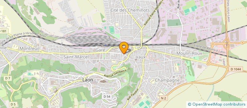 localisation de l'entreprise DELICES SAINT JEAN  LAON