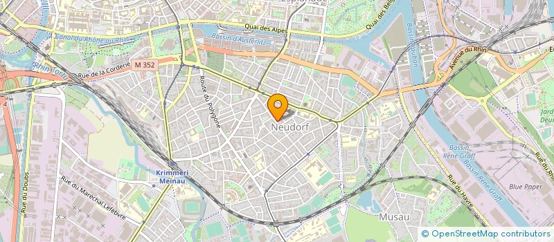 localisation de l'entreprise DELICES-SERVICES TRAITEUR à STRASBOURG
