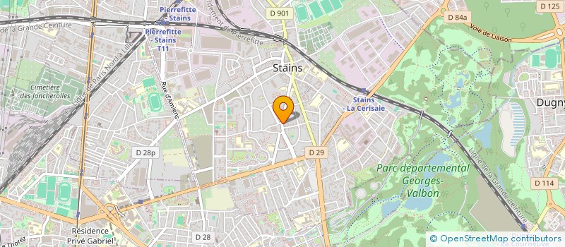 localisation de l'entreprise DELICES SUCRE - SALE à STAINS