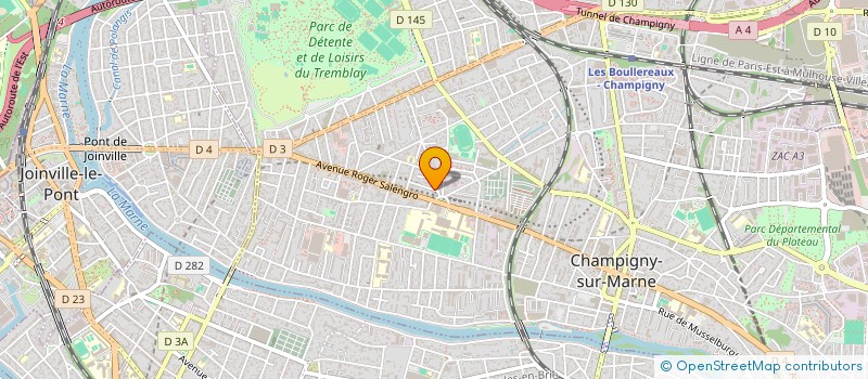 localisation de l'entreprise DELICES & TRADITIONS à CHAMPIGNY-SUR-MARNE