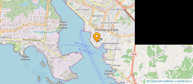 localisation de l'entreprise DELICESHOP à POINTE-A-PITRE
