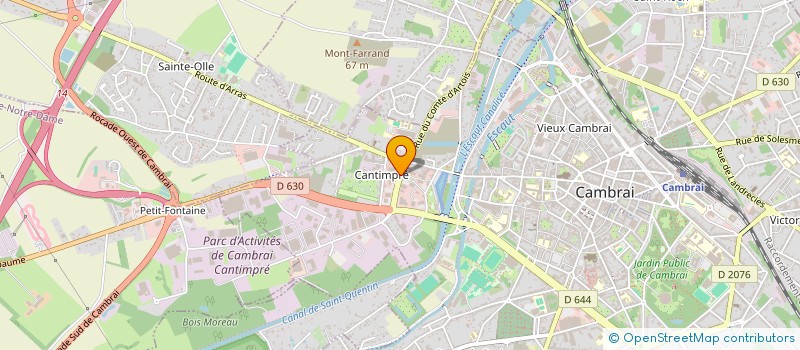 localisation de l'entreprise DELICEVIANDE  CAMBRAI