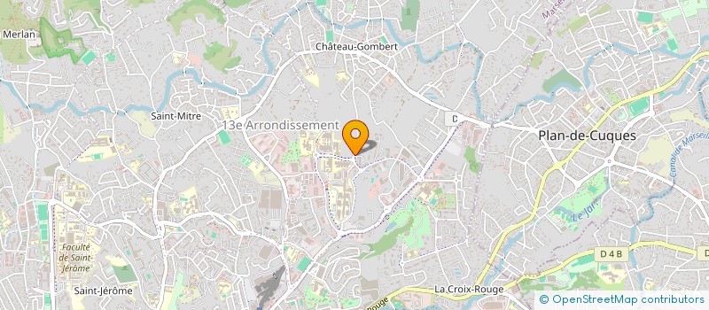 localisation de l'entreprise DELICI'OZ 2 à MARSEILLE