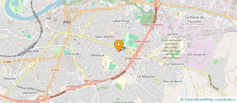 localisation de l'entreprise DELICIA KIZOMBA à ALBI