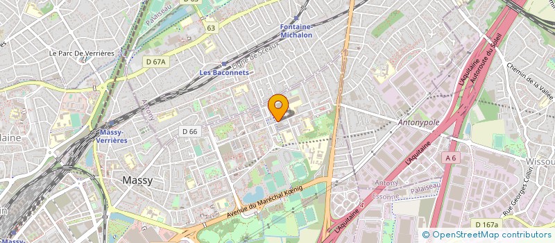 localisation de l'entreprise DELICIA PIZZA à MASSY