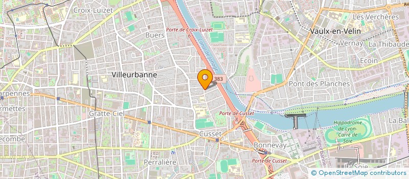 localisation de l'entreprise DELICIMMO à VILLEURBANNE