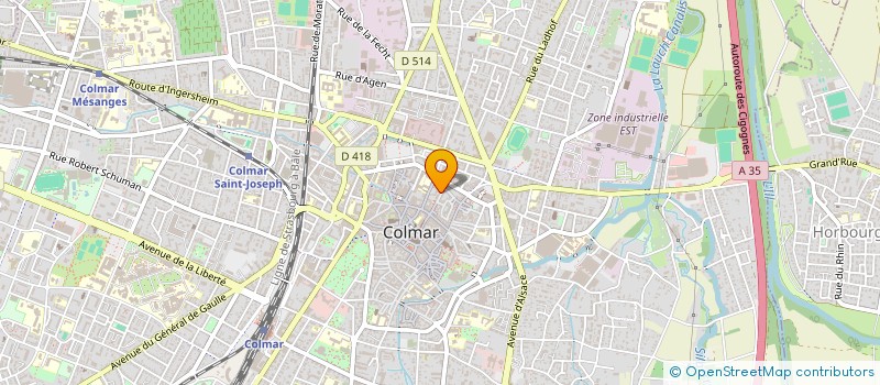 localisation de l'entreprise DELICIOSA  COLMAR