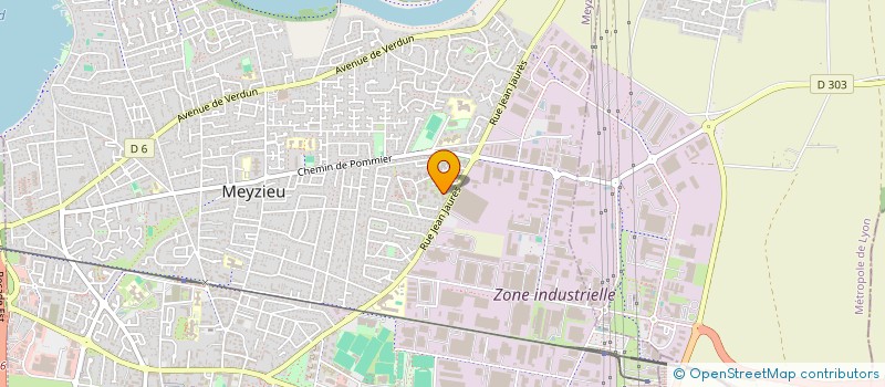 localisation de l'entreprise DELICIOUS à MEYZIEU