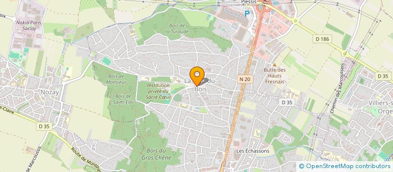 localisation de l'entreprise DELICY à LA VILLE-DU-BOIS