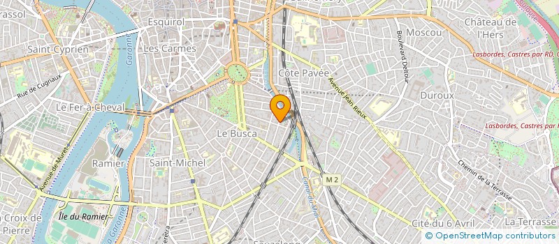 localisation de l'entreprise DELIEUX à TOULOUSE