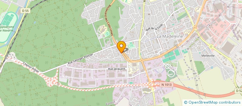 localisation de l'entreprise DELIEZ ELECTRICITE à EVREUX
