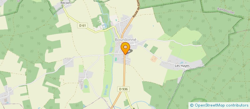 localisation de l'entreprise DELIGAB  BOURDONNE