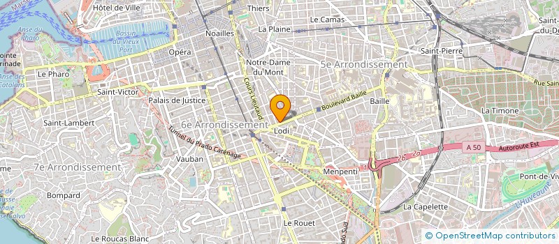 localisation de l'entreprise DELIGAN SARL à MARSEILLE