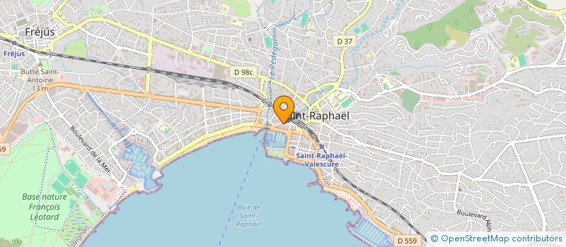 localisation de l'entreprise DELIGEO à SAINT-RAPHAEL
