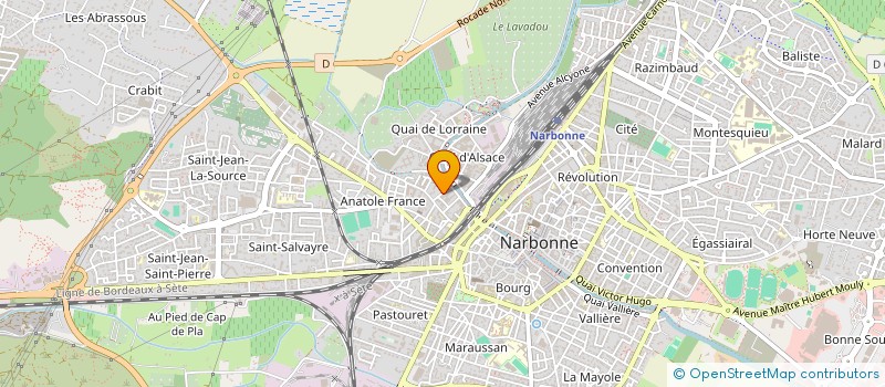 localisation de l'entreprise DELIGHT à NARBONNE