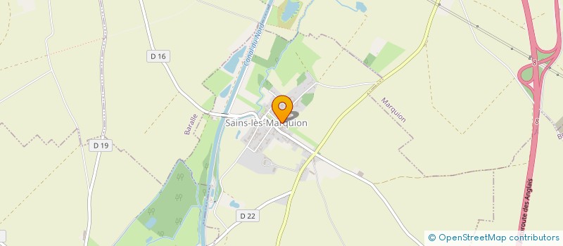 localisation de l'entreprise DELIGNY FINANCES  SAINS-LES-MARQUION