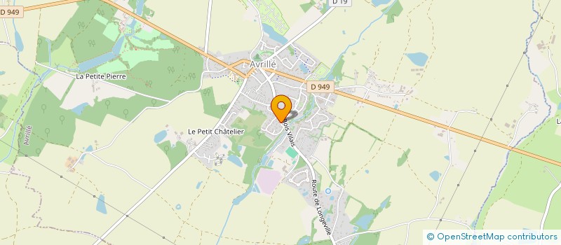 localisation de l'entreprise DELIGNY-PLANTIVEAU  AVRILLE