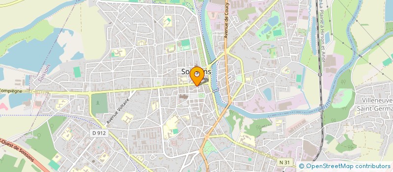 localisation de l'entreprise DELIKATESSEN EPICERIE FINE à SOISSONS