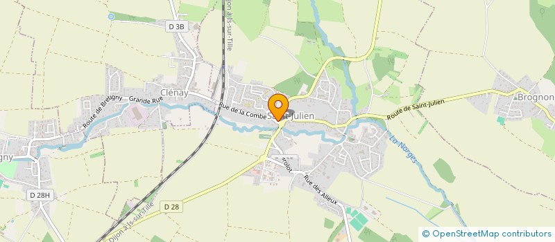 localisation de l'entreprise DELIKTESSE  SAINT-JULIEN